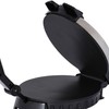 Brentwood Electric Tortilla Maker Non-Stick, 10-inch, Brushed Stainless Steel/Black
