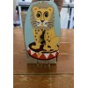 Linden Vintage Googly Moving Eye German Lion Key Wind Pendulette