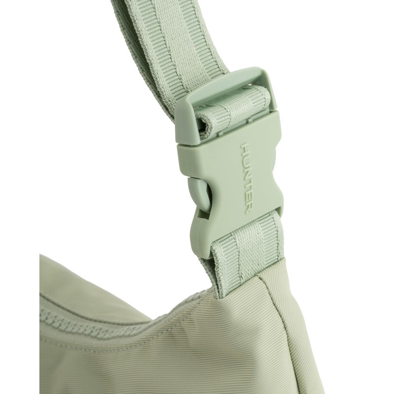Hunter NYLON Mini Hobo Bag, glam green, Free size