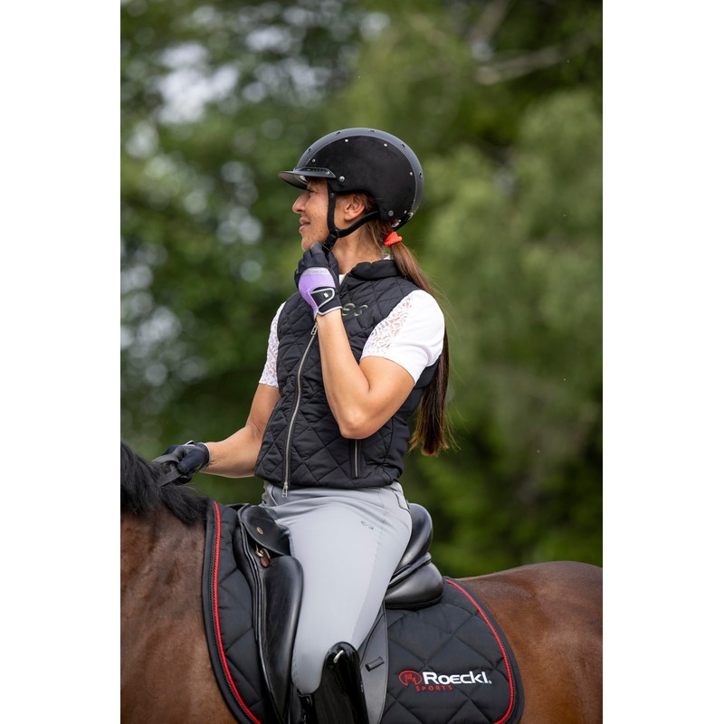 Roeckl Sports equestrian gloves MILLERO, summer riding glove, white 8.5