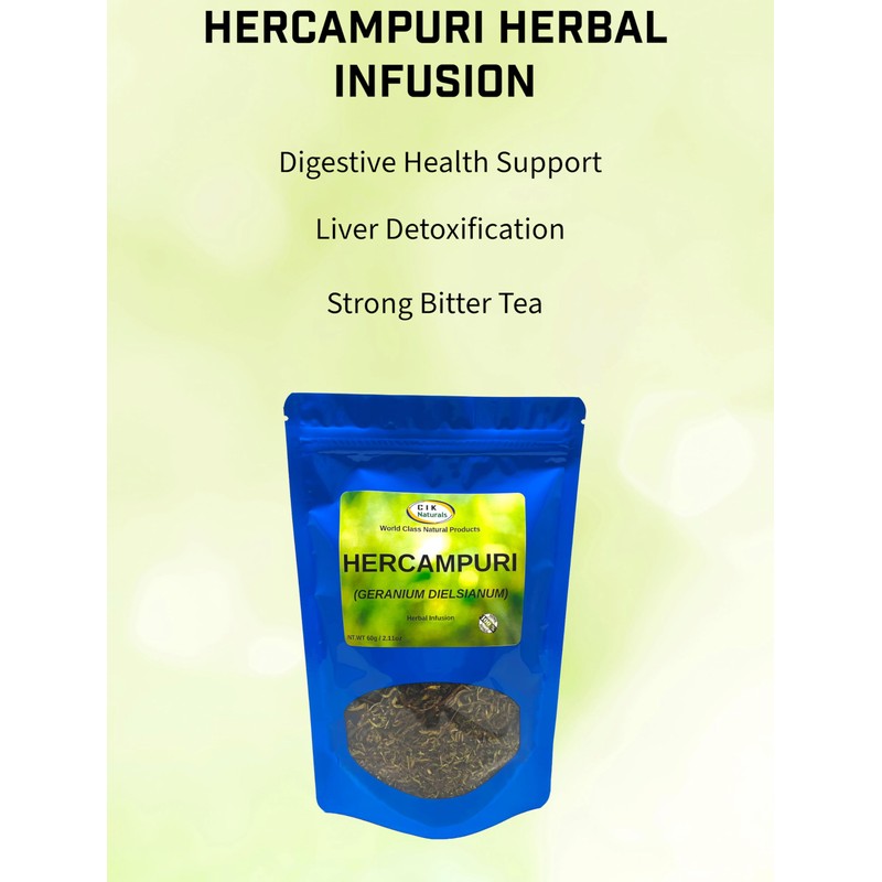 CIK Naturals Hercampuri Herbal Infusions Tea (60g) Zip Lock Bag
