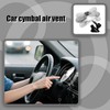 2PCS Car Symbol Drum Air Vent,Car Cymbal Air Vent, Cymbals