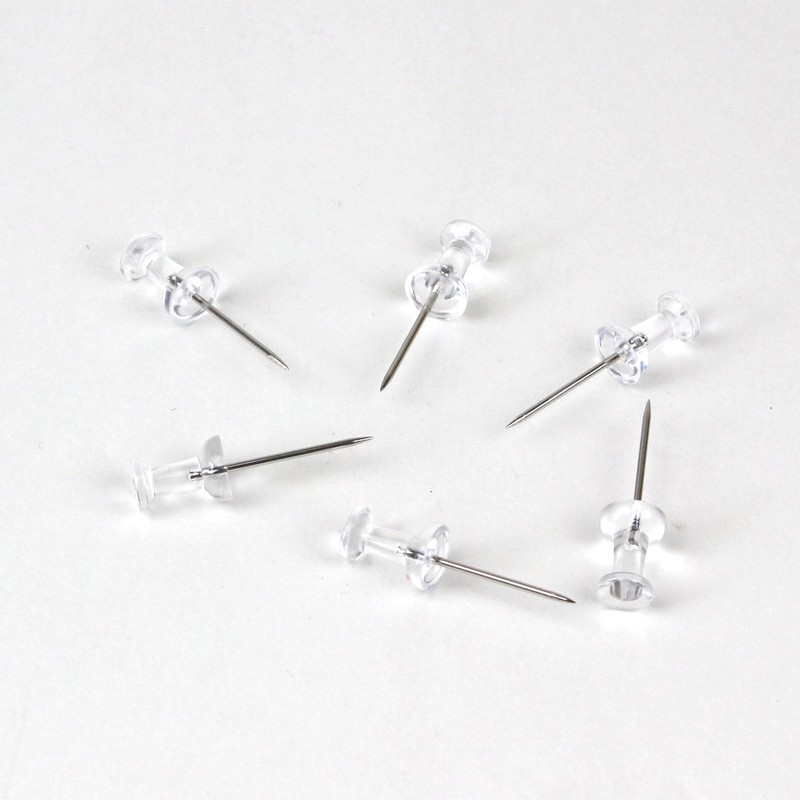 ソニック 画鋲 ロングチェス画鋲 透明 AW-389