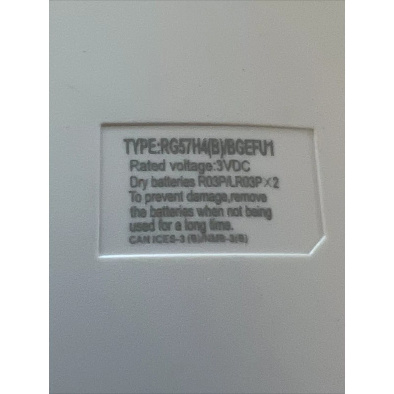Toshiba New Genuine Original OEM Toshiba RG57H4(B)/BGEFU1 Air Conditioner Remote