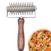 Roller Docker with Spikes, Stainless Steel Pizza Roller with Spikes,