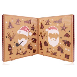 Santa Book Body Care Advent Calendar for Men 2024 - Body Care Christmas Calendar to Open