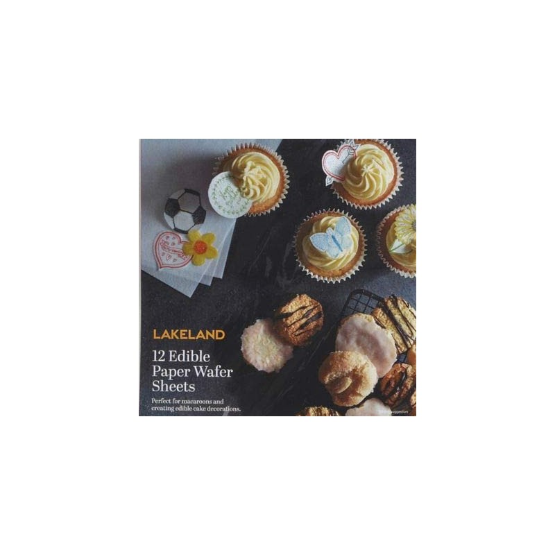 12 A4 Edible Wafer Paper Sheets – White