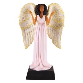 African American Expressions - Pink Angel Collectible Figurine FAN04