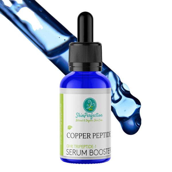 Copper Peptide BEST Anti-Aging Serum Booster DIY Make Your Own Face Cream or Hair Tonic with GHK GHK-Cu Tripeptide-1 Anti Wrinkle Collagen Boost Youthful-looking Regenerate Mature Skin Perfection