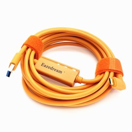 Eazedream Tethering Kabel, 5 m, USB 3.0 auf Typ-C für Kamera, Sony, Canon, Nikon, Laptop, YouTube, OBS, USB-C (USB 3.0 auf TypeC)