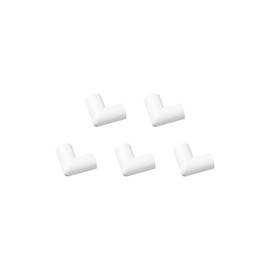 D-Line Small Cable Raceway Flat Bend, for use with 0.78" (W) x 0.39" (H) Cable Cover - 5-Pack, White