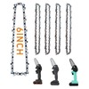 ROEOWENE 5 x Saw Chains 6 Inch Saw Chain Mini
