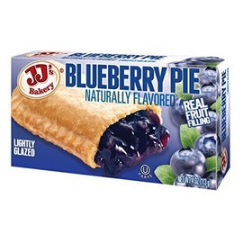 JJ's Bakery Blueberry Glazed Snack Pies 4oz, 6 Pack
