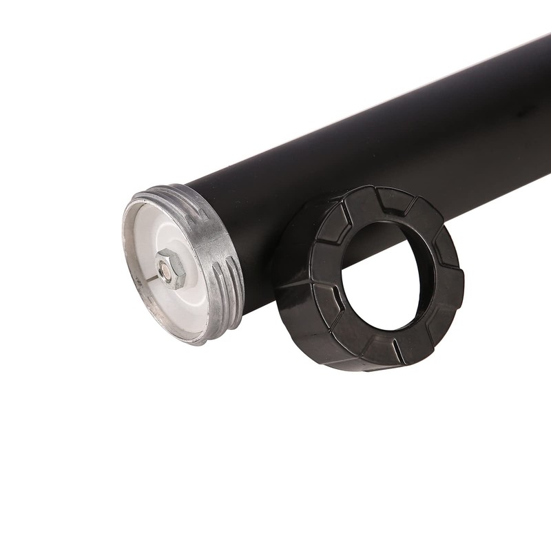 Sausage Caulking Gun Front Cap Black Front Cover (4pcs Aluminum)