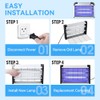 Qualirey 4 Pack 10W Bug Zapper Replacement Bulb T8 Light