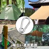 Wlikn Carabiner, Stainless Steel, Load Capacity 544.7 lbs (240 kg),