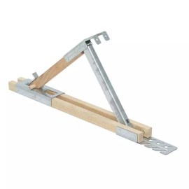 Qual Craft 12 In. Wood Steel Roof Bracket