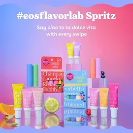 eos Dolce Vita - Mini bálsamo hidratante de edición limitada 24H, tratamiento labial hidratante, para labios secos, tamaño de viaje, manteca de karité, libre de crueldad, 0.169 onzas líquidas, paquete de 3