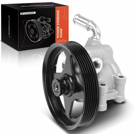A-Premium Power Steering Pump, with Pulley, Compatible with - 2008-2010 - Ford F-250 Super Duty, F-350 Super Duty, 5.4L, Replace# 7C3Z3A674A
