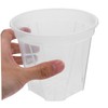 Kisangel Plastic Orchid Pots Set of 10 12cm Outer Diameter