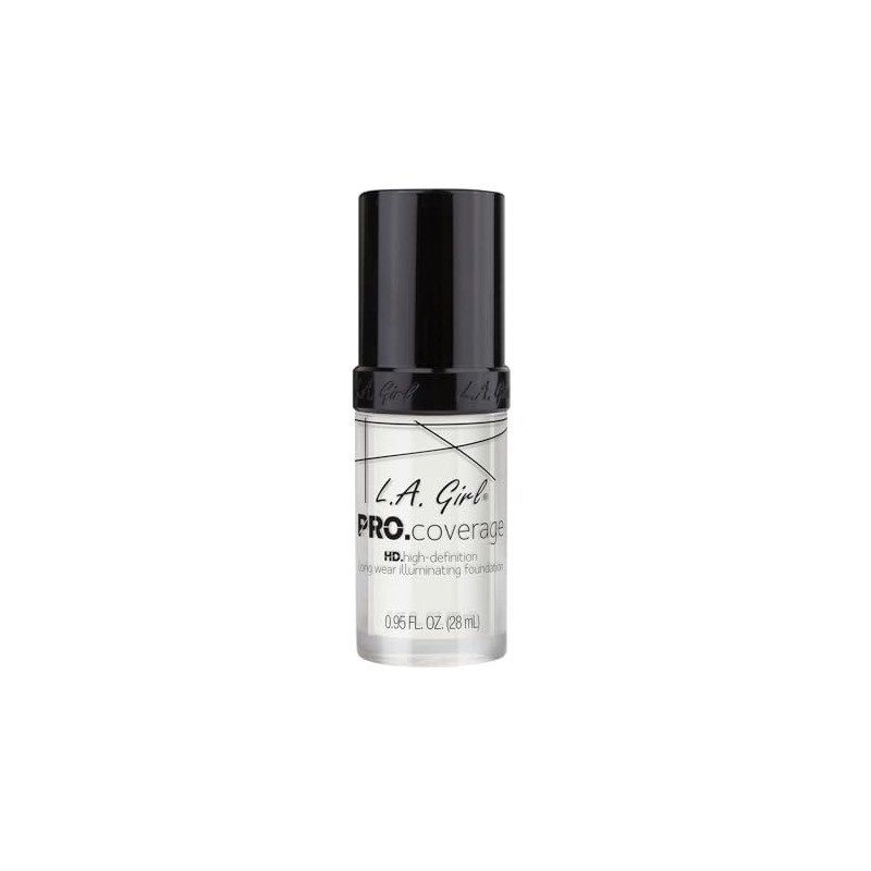 L.A. Girl Pro Coverage - Base líquida, Blanco, 0.95 Fl