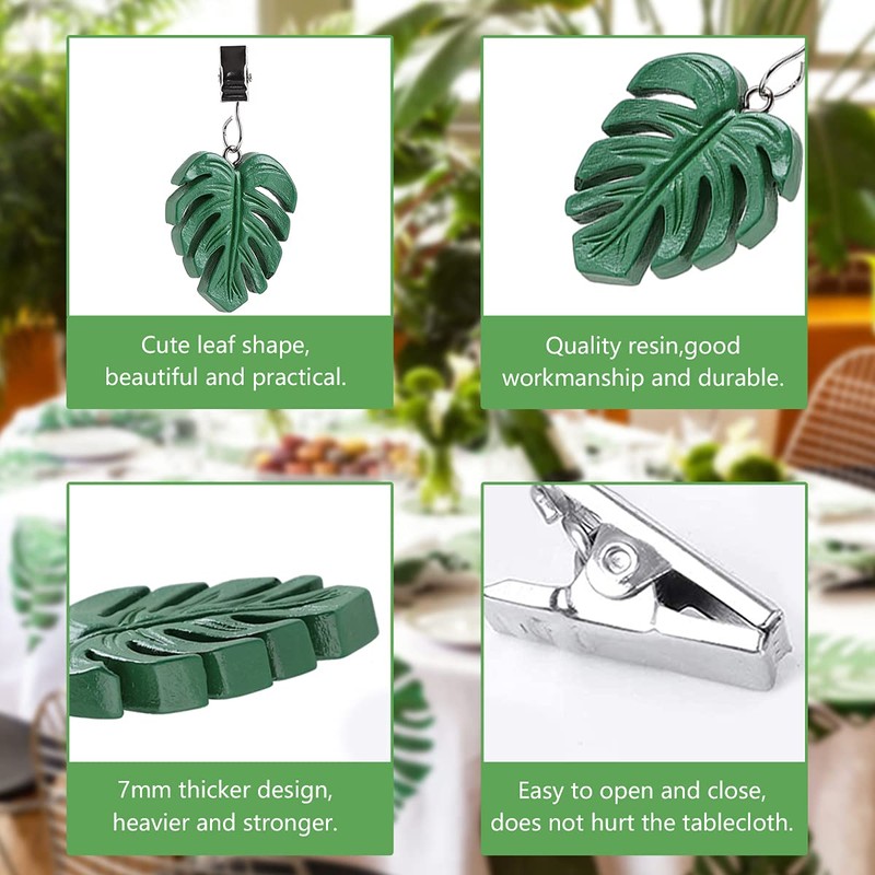 ibvenit Set of 4 Tablecloth Weights for Outdoor Table Cloth
