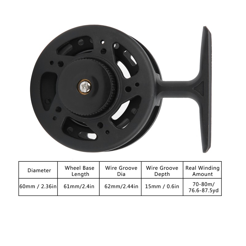 Fish Reel Front Wheel Metal for IceFishing Fly Fishing Right