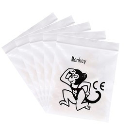 MIBICIRI 5 Pack （500pcs）3/8" Dental Orthodontic Rubber Bands Orthodontic Elastic Orthodontic Supply (monkey)