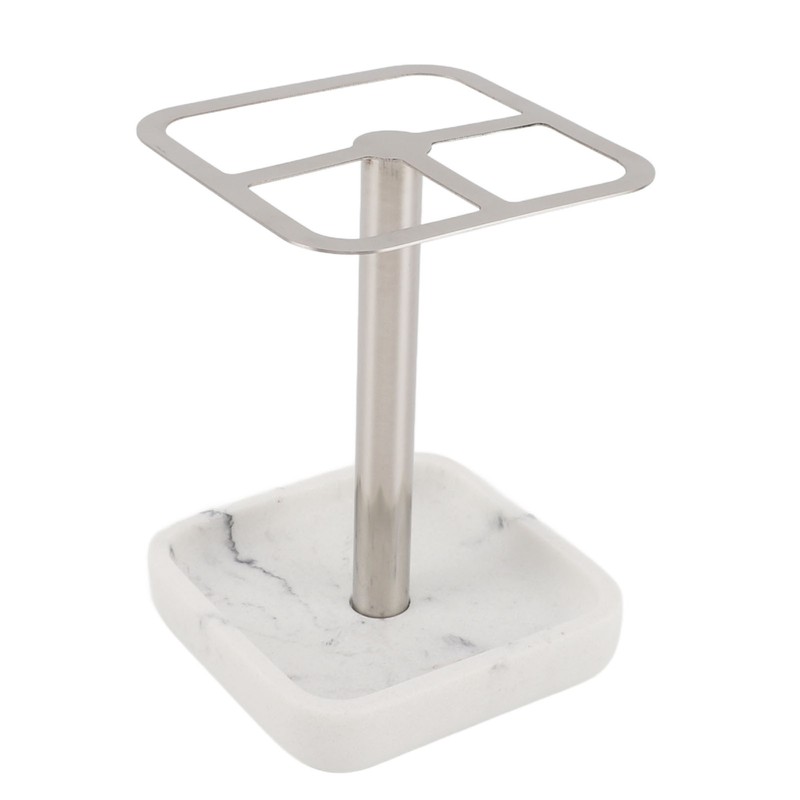 Toothbrush Holder Rustproof 304 Stainless Steel Toothpaste Storage Stand 3