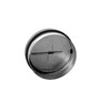 Inline Butterfly Backdraft Damper with Spring