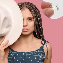 Dreadlocks Jewellery, Aluminium Hair Rings for Braids, Adjustable Braids, Jewellery, Woven Hair Accessories for Men and Women