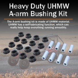 Heavy Duty A-Arm UHMW Control Arms Bushing Kit Replacement for 2019+ Honda Talon 1000R, 2019+ Honda Talon 1000X, Replaces ‎AAB-H-TAL-001 CT-019