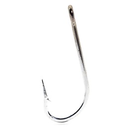Mustad 34009 Classic O' Shaughnessy Stainless Steel Forged Large Ring Fishing Hooks (50-Pack), Forged Size 8/0