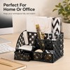EXERZ Table Organiser/Desk Organiser/Desk Tidy/Pen Holder - Metal, Drawer, Tweezers