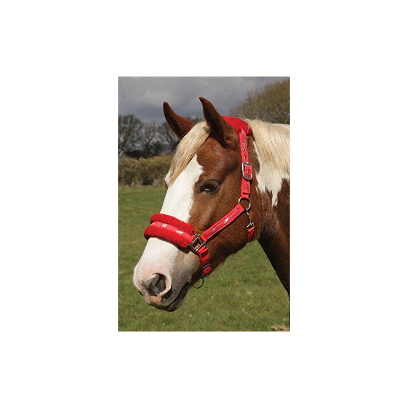 Rhinegold Fleece Logo Headcollar