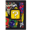 Mario Party Checked Retro Characters Multicoloured Wallet Purse, multicoloured, Tri-Fold