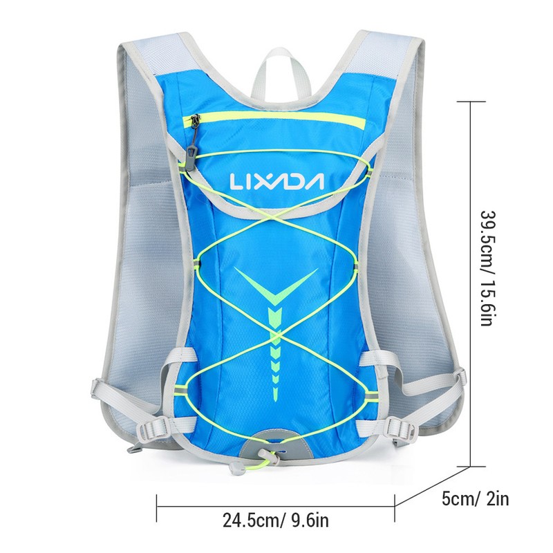 Nylon Hydration Backpack Water Backpack with 2L Hydration Bladder for