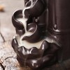 Waterfall Incense Burner Teapot Design Serene Ambience Relieve Anxiety Aid