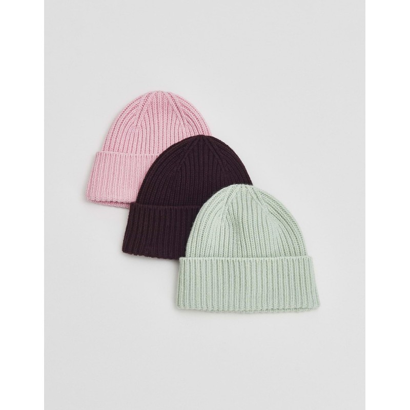 someday Beky Soft Women's Knitted Hat with Wool, Pale Jade