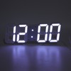 3D LED Digital Clock Time Temperature Display Night Light Alarm