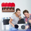 humberboat Ping Pong Paddle Storage Rack, Wall-Mount Table Tennis Paddle
