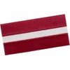 Latvia Flag Patch Embroidered Applique Iron On Sew On Romanian