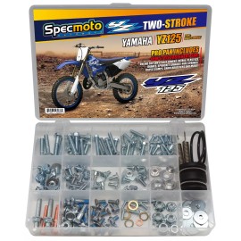 Specmoto Pro Pak Bolt Fastener Kit Yamaha YZ125 2002 to Current YZ 125 Two Stroke