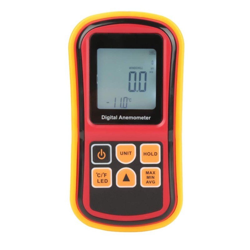 Handheld LCD Digital Anemometer Air Speed Tester GM8901 Measure Meter