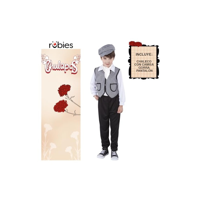 Chulapos Fancy Boys’ Costume Modern S N/A