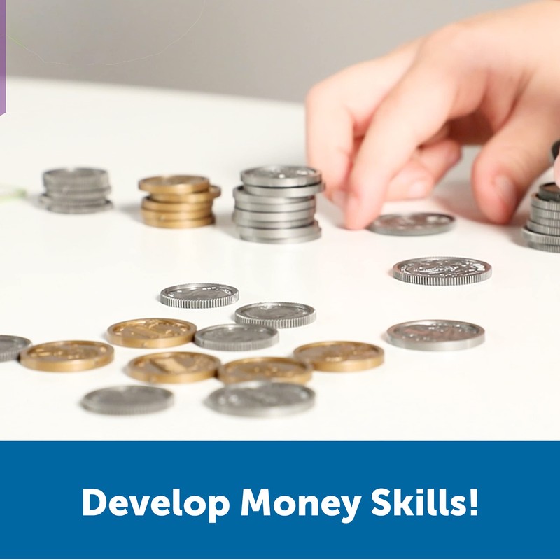 Learning Resources Pretend Play Money - Math Manipulatives for Kids,