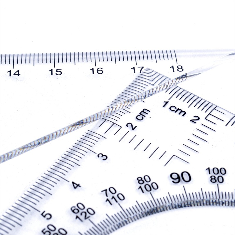 BronaGrand Triangle Ruler Square Set, 30/60 and 45/90 Degrees, Set