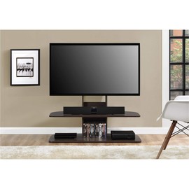 Ameriwood Home Galaxy TV Stand with Mount for TVs up to 65", Espresso