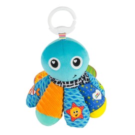 Lamaze L27514 Baby Toy Sam The Octopus Clip & Go The High Quality Toddler Toy The Squeaky Colourful Grasping Toy Promotes Motor Skills And Is The Perfect Pram Toy And Cuddly Toy