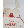 3D Pop Up Greeting Card romantic dating Free Shipping USA
